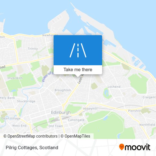 Pilrig Cottages map