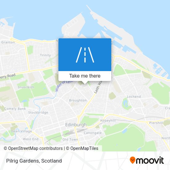 Pilrig Gardens map