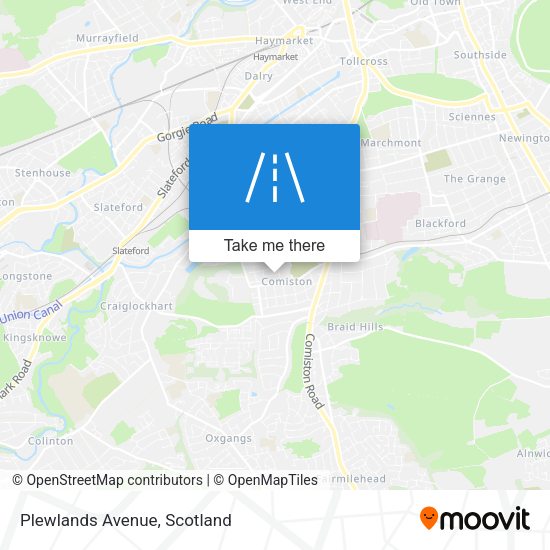 Plewlands Avenue map