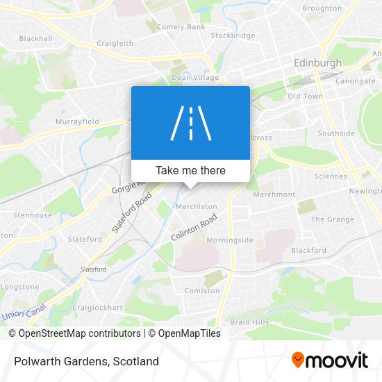 Polwarth Gardens map
