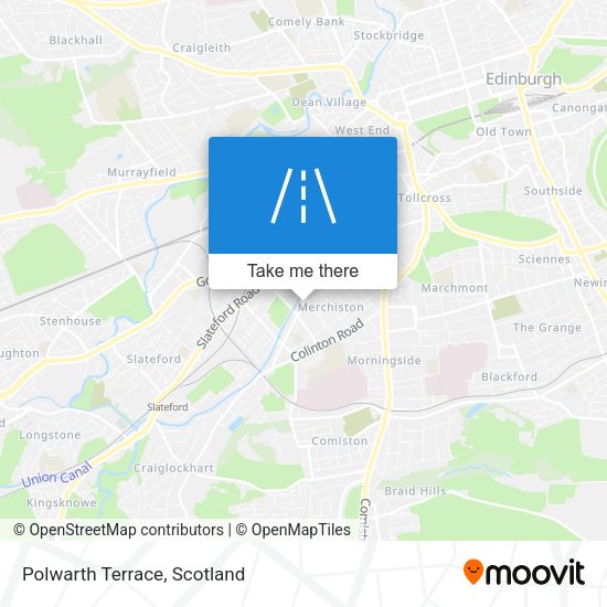 Polwarth Terrace map