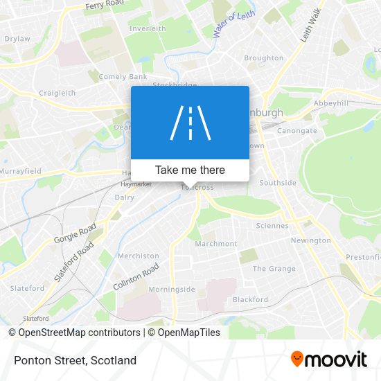 Ponton Street map