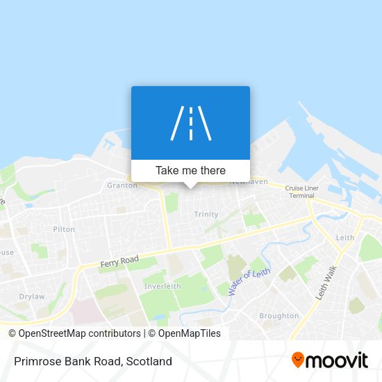 Primrose Bank Road map