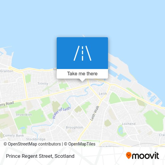 Prince Regent Street map