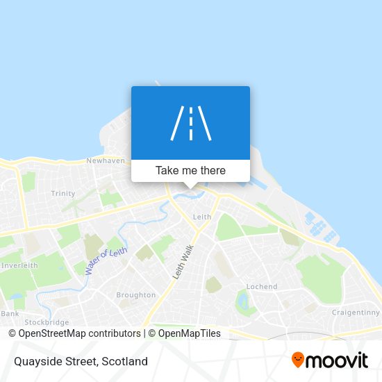 Quayside Street map