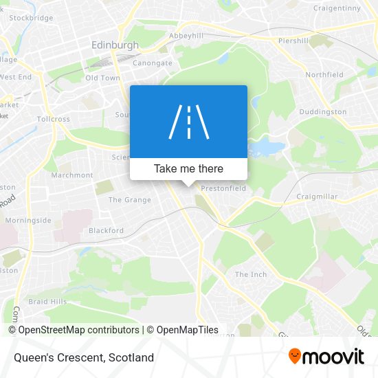 Queen's Crescent map