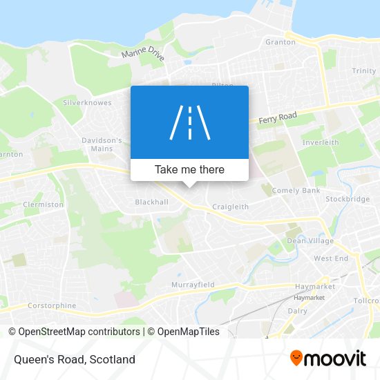 Queen's Road map