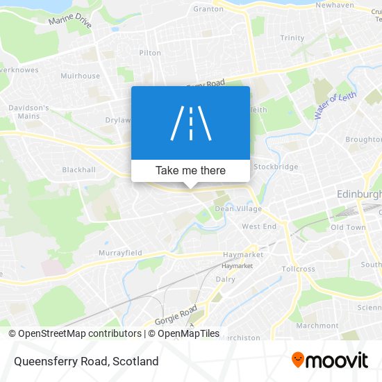 Queensferry Road map