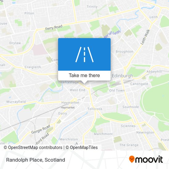 Randolph Place map