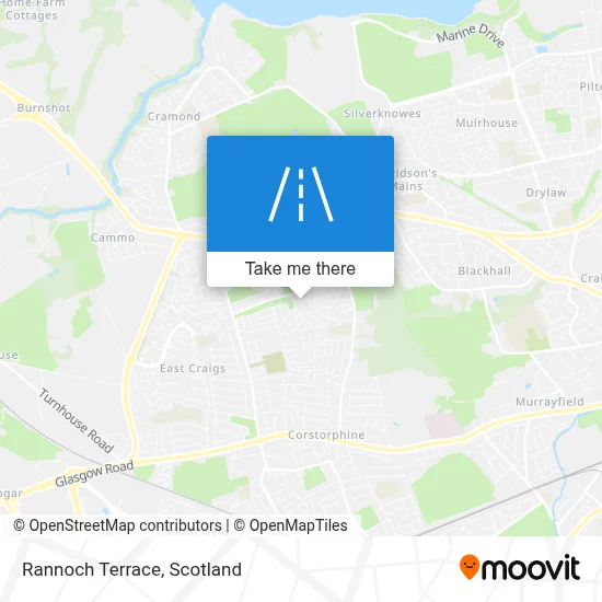 Rannoch Terrace map