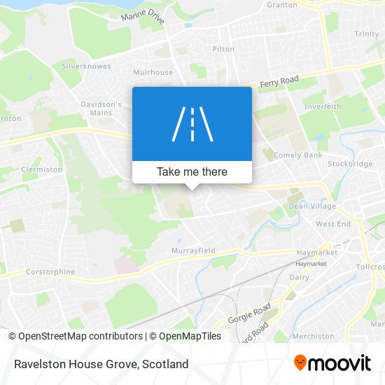 Ravelston House Grove map