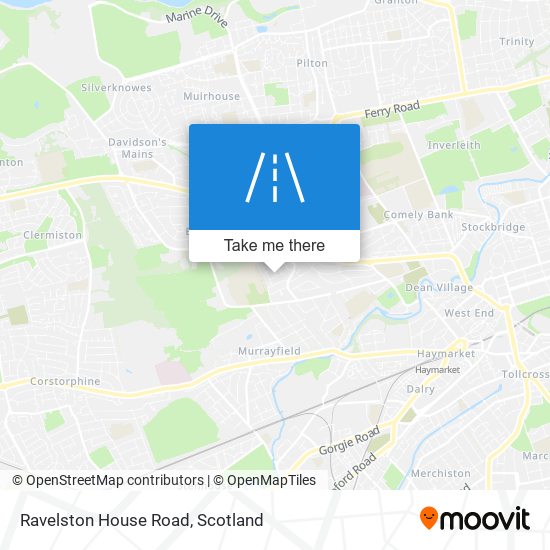 Ravelston House Road map