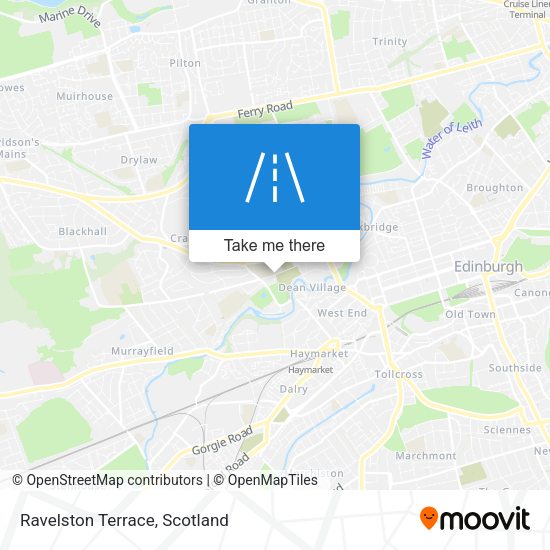 Ravelston Terrace map