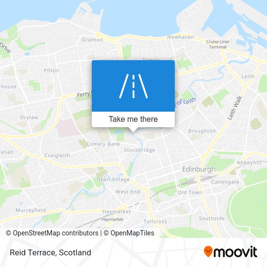 Reid Terrace map