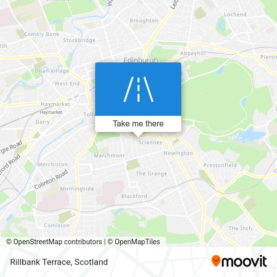 Rillbank Terrace map