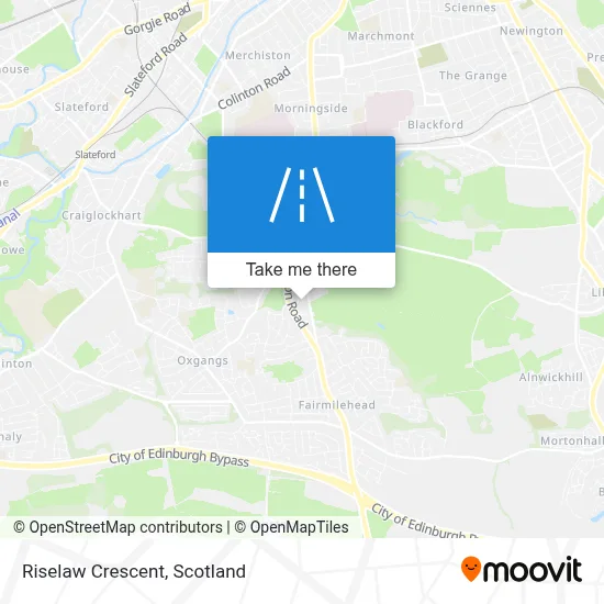 Riselaw Crescent map