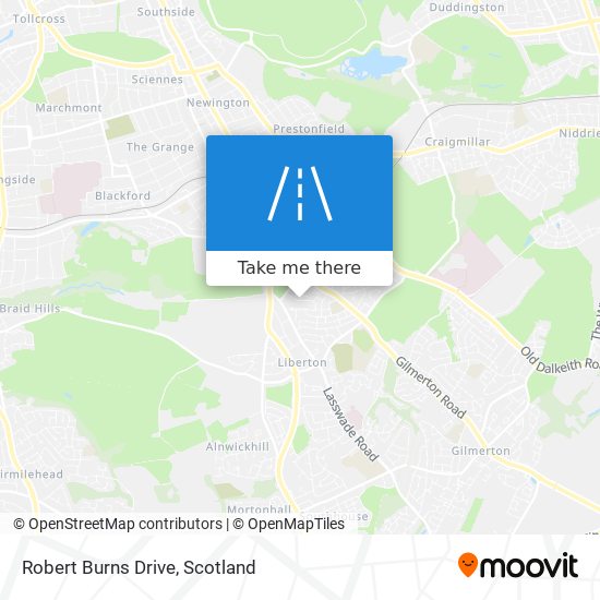 Robert Burns Drive map