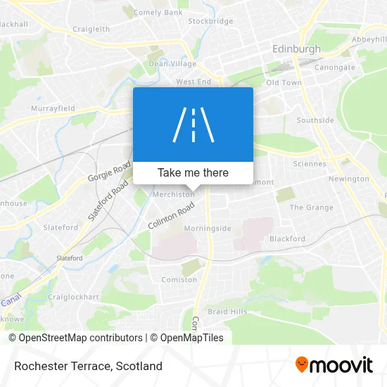 Rochester Terrace map