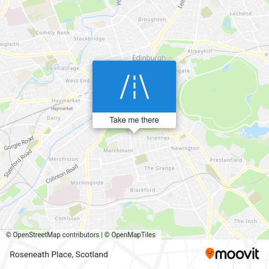 Roseneath Place map