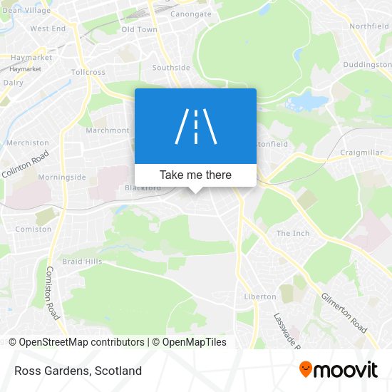 Ross Gardens map