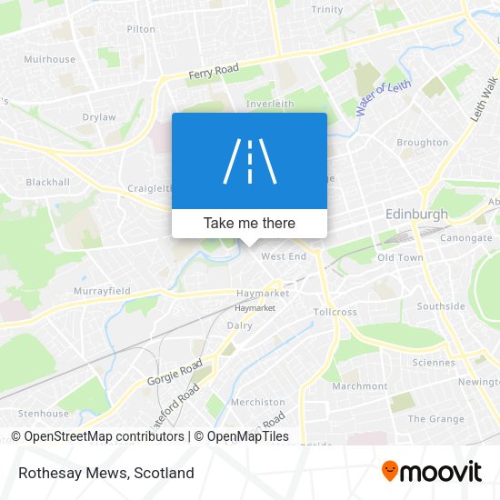 Rothesay Mews map