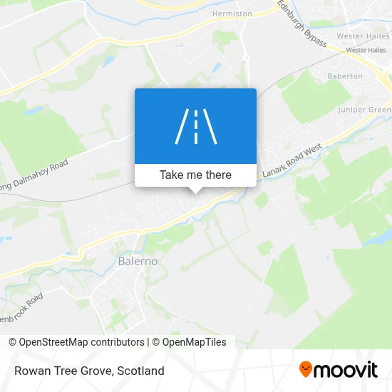 Rowan Tree Grove map