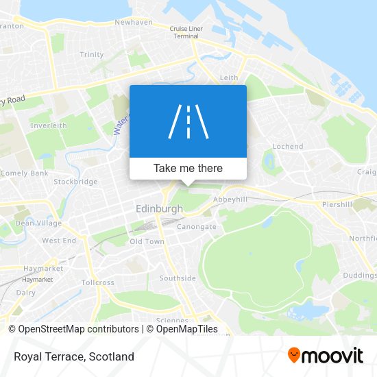 Royal Terrace map