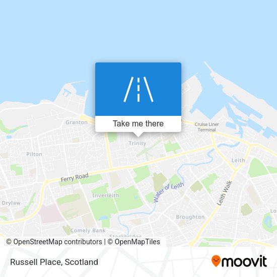Russell Place map