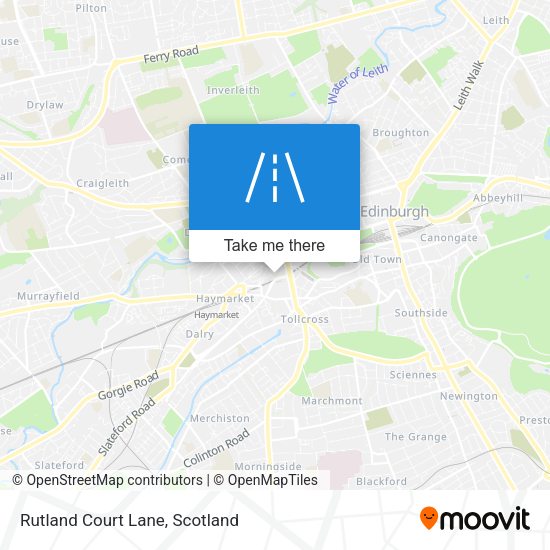 Rutland Court Lane map