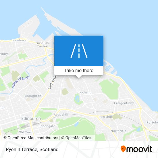 Ryehill Terrace map