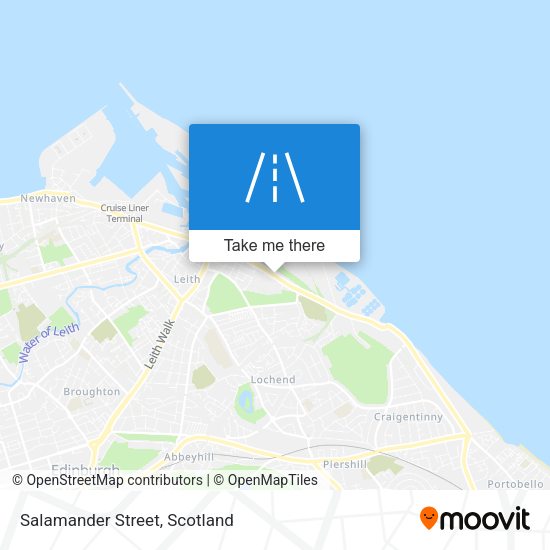 Salamander Street map