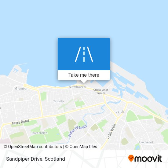 Sandpiper Drive map