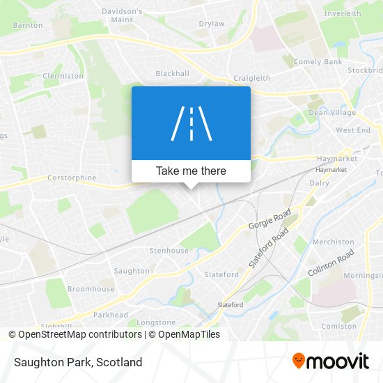 Saughton Park map