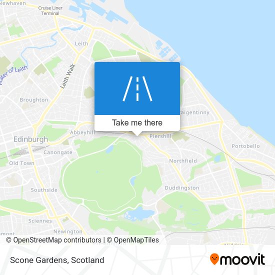Scone Gardens map