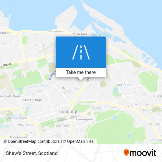 Shaw's Street map