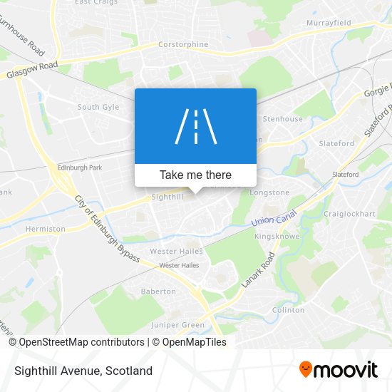 Sighthill Avenue map
