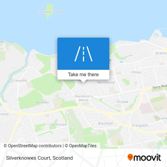 Silverknowes Court map