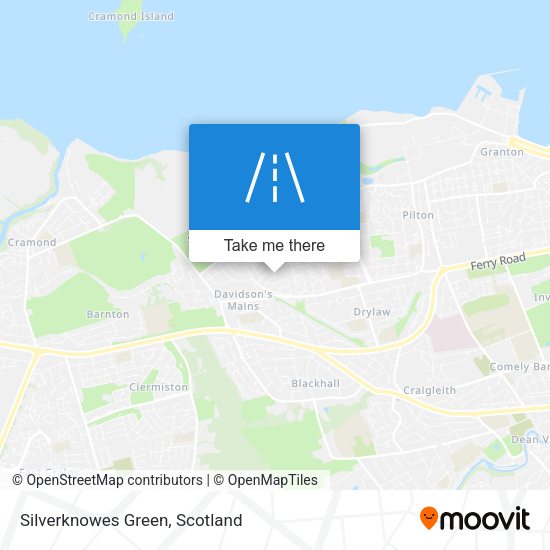 Silverknowes Green map