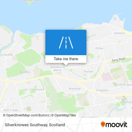 Silverknowes Southway map