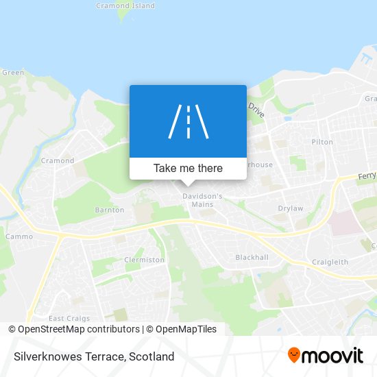 Silverknowes Terrace map