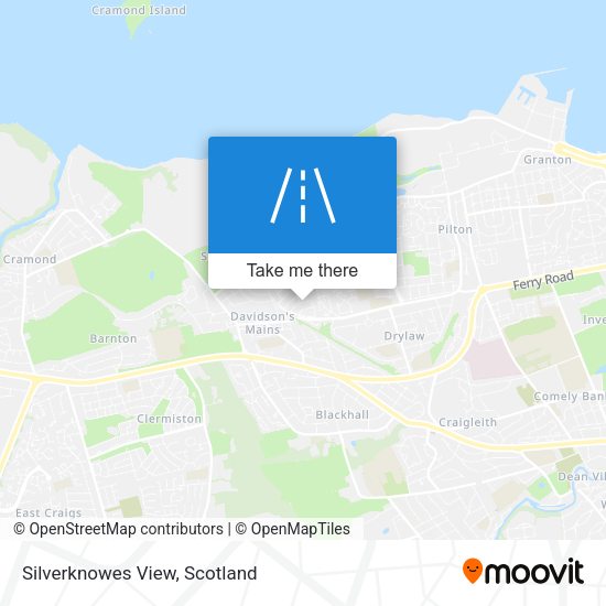 Silverknowes View map