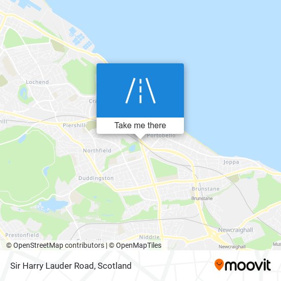 How to get to Sir Harry Lauder Road in Edinburgh by Bus or Train