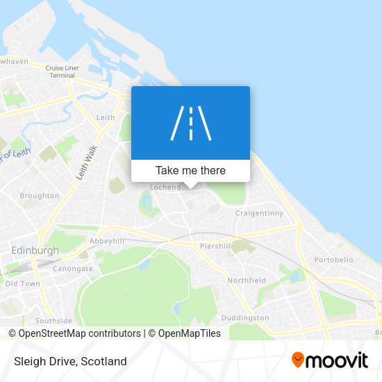 Sleigh Drive map