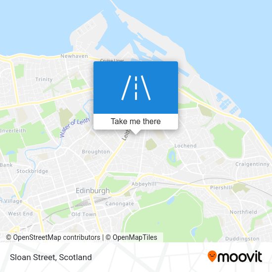 Sloan Street map