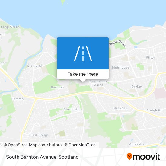 South Barnton Avenue map