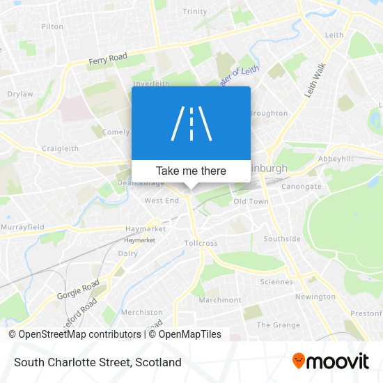South Charlotte Street map