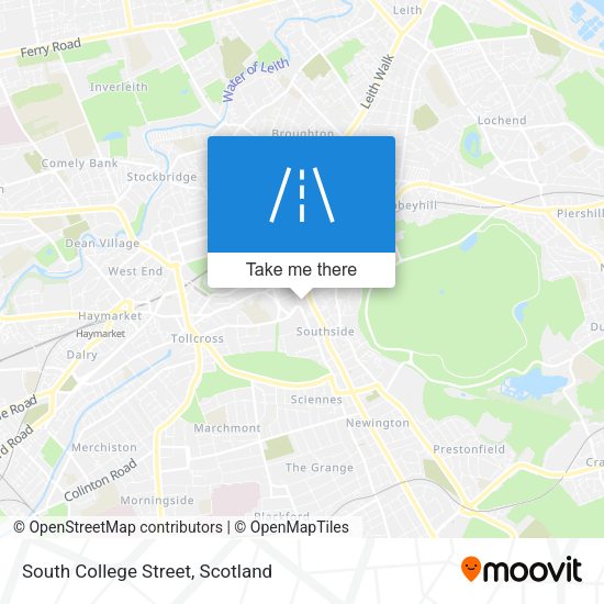 South College Street map