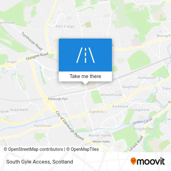 South Gyle Access map