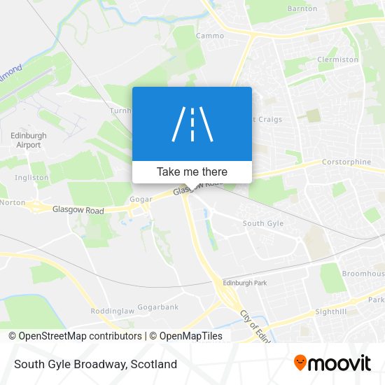 South Gyle Broadway map