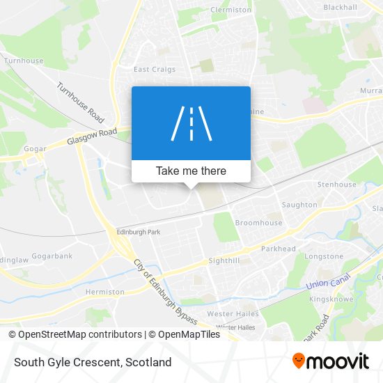 South Gyle Crescent map